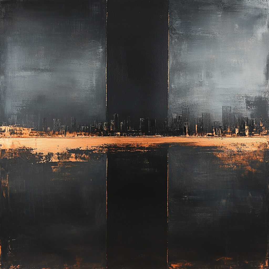 Mark Rothko Inspired Urban Dusk Paint by numbers kits