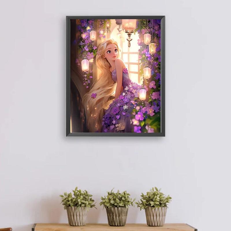 Rapunzel Themed Paint By Numbers Acrylic Painting Kit
