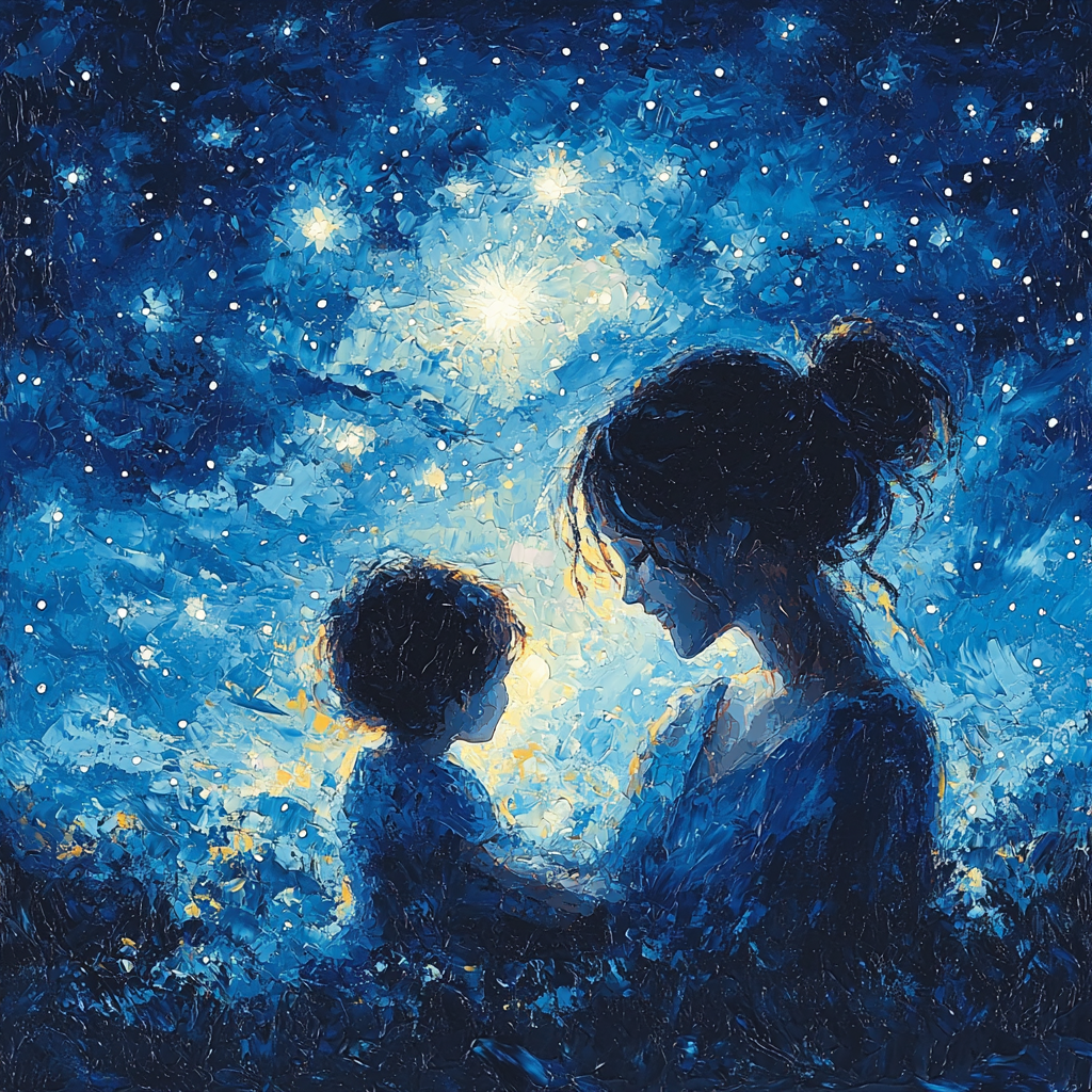 Mommy's Little Star Number Painting