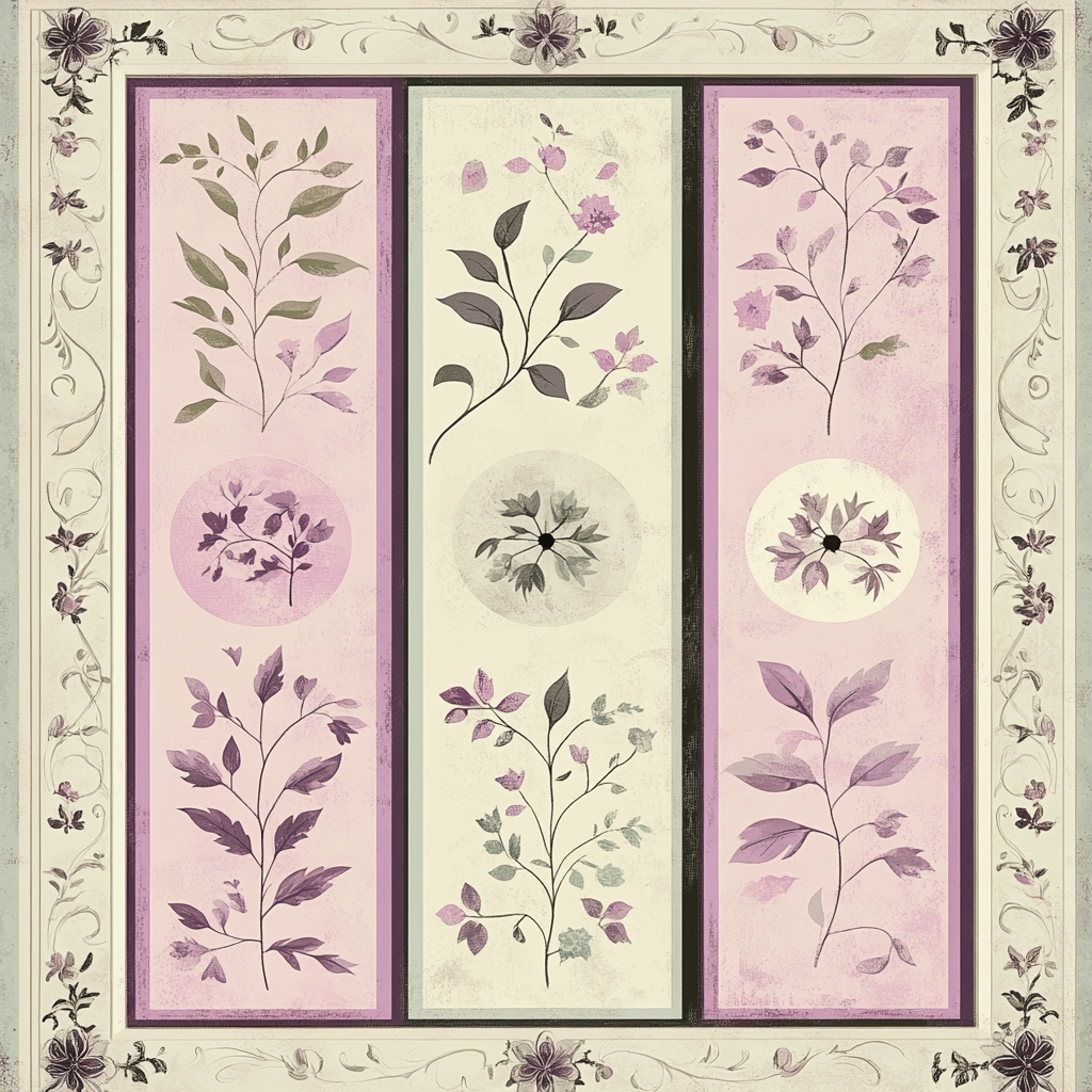 Alphonse Mucha Inspired Garden Of Time paint by number