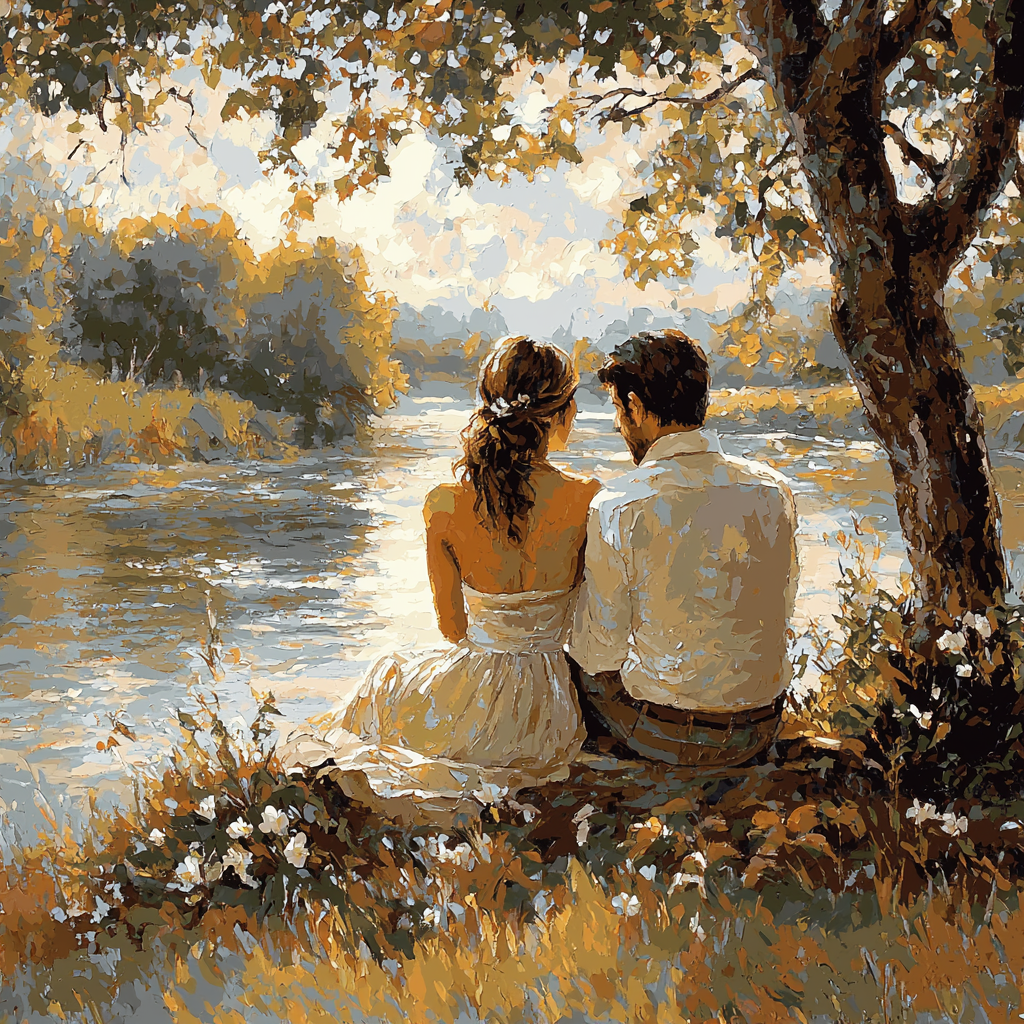 A Moment Of Reflection Painting Number Kit