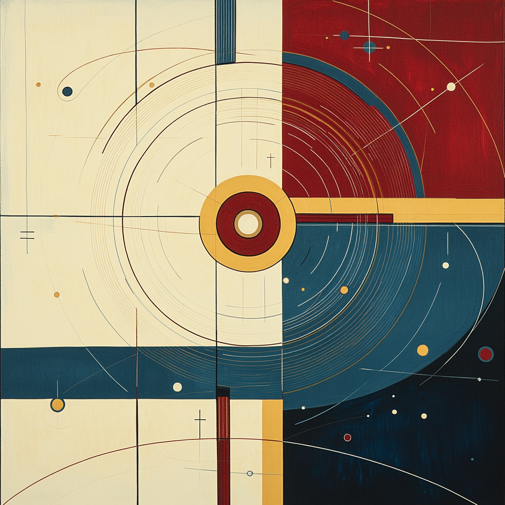 Paul Klee Inspired Silent Carousel paint by number