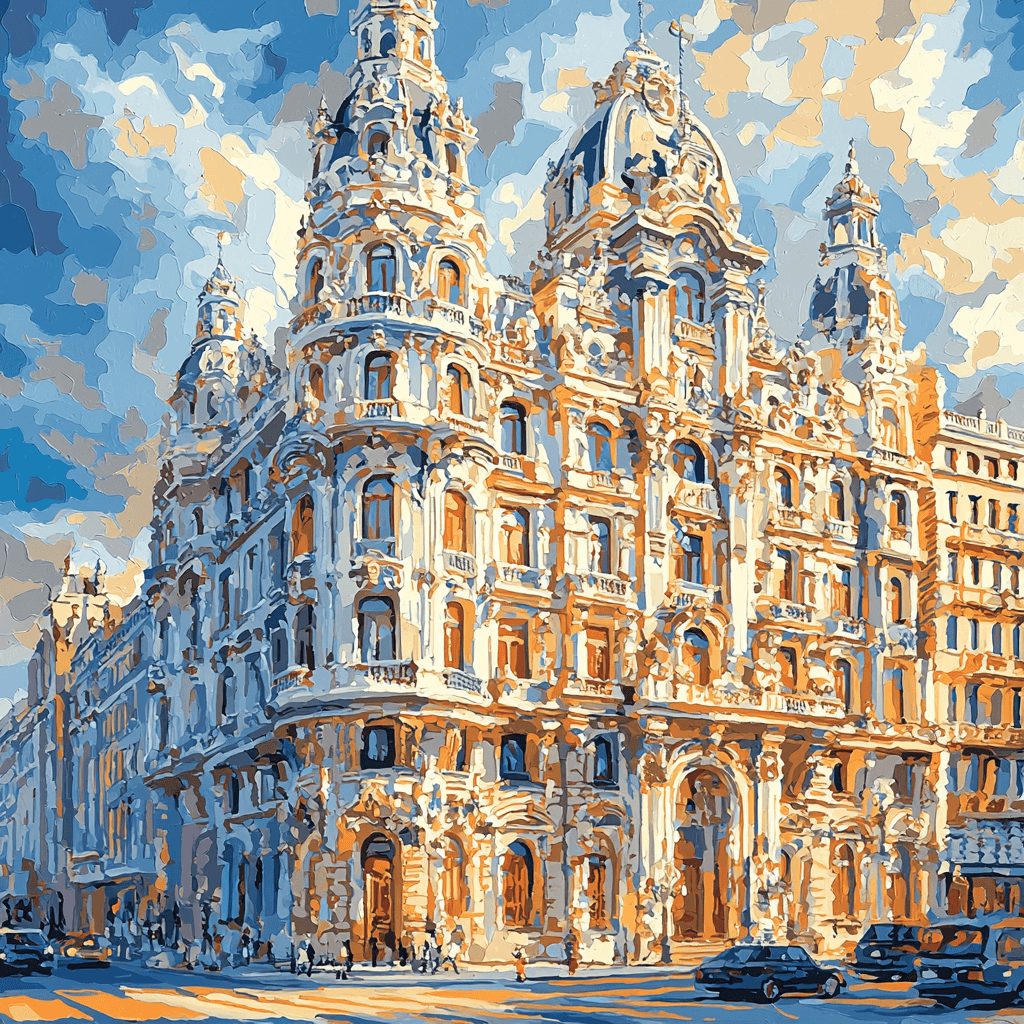 Palacio Barolo - Buenos Aires Painting Number Kit