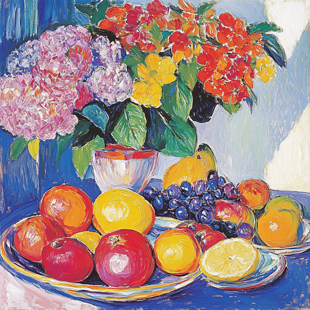 Henri Matisse Inspired Vibrant Still Life Paint by numbers kits