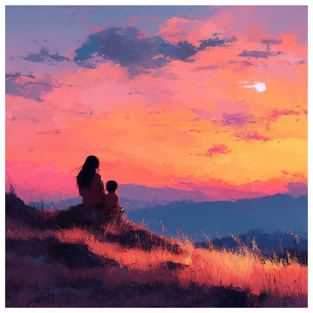 Cherished Moments At Sunset Painting By Numbers Kit