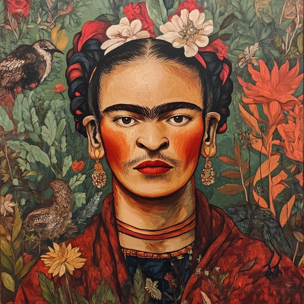 Frida Kahlo Inspired Self-Discovery painting number kit