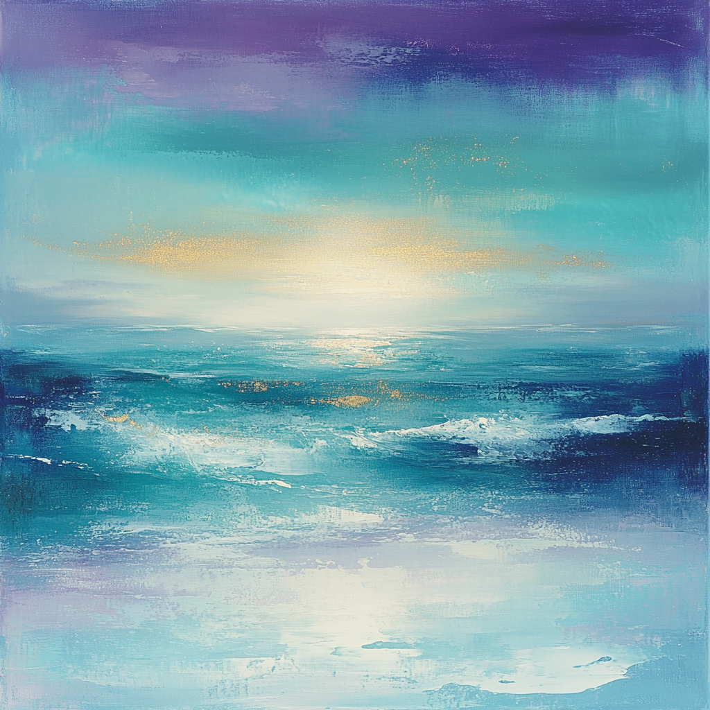 Turner Inspired Polar Light paint by color