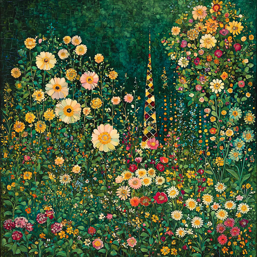 Gustav Klimt Inspired Garden Of Secrets Paint By Numbers