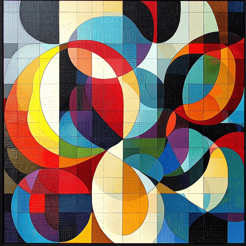 Georges Seurat Inspired Geometric Daydreams Paint By Color