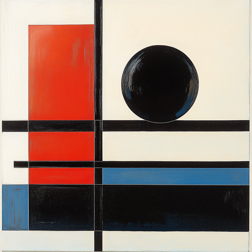 Kazimir Malevich Inspired Suprematist Cosmos Painting by numbers kit