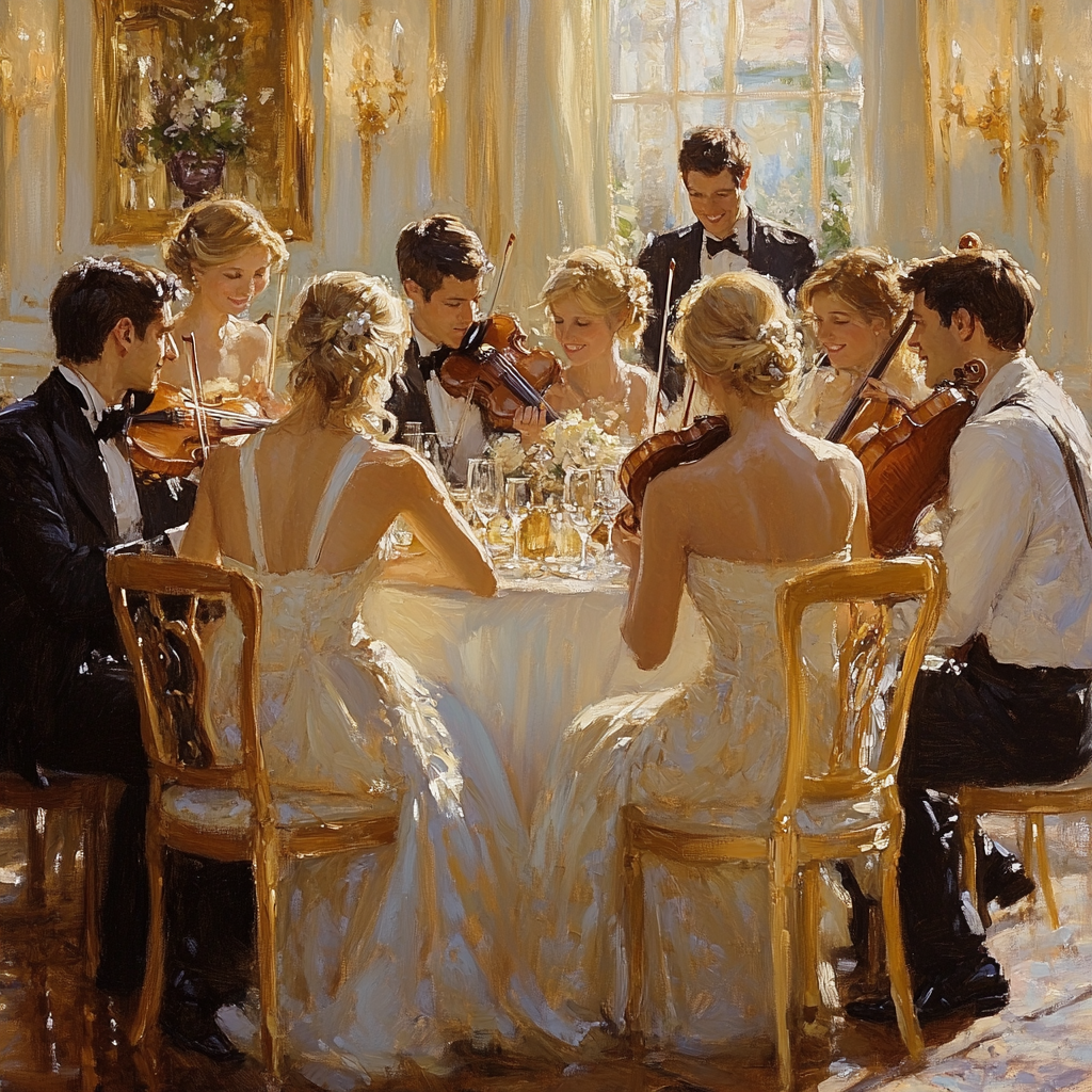 John Singer Sargent Inspired Evening Concert Paint by numbers kits