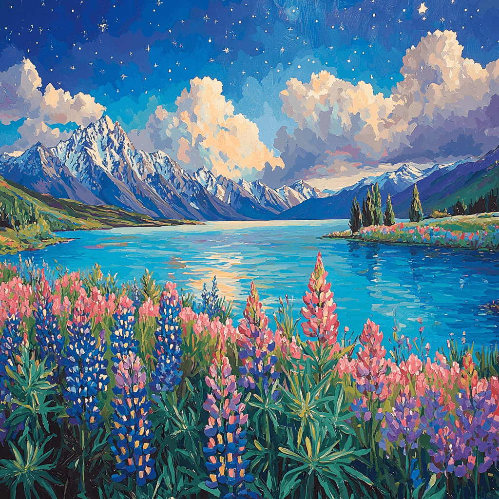 Lake Tekapo - New Zealand Paint By Numbers Kits