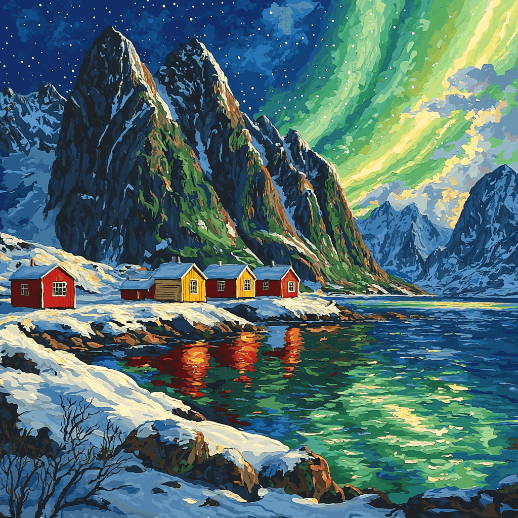 Lofoten Islands - Nordland Paint By Numbers Kits