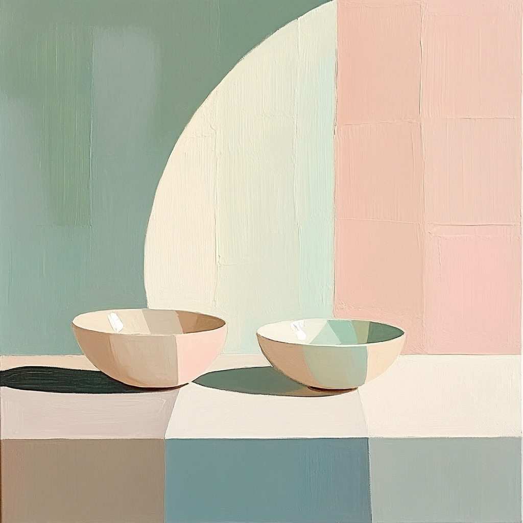 Edgar Degas Inspired Porcelain Light Study Painting by numbers kit