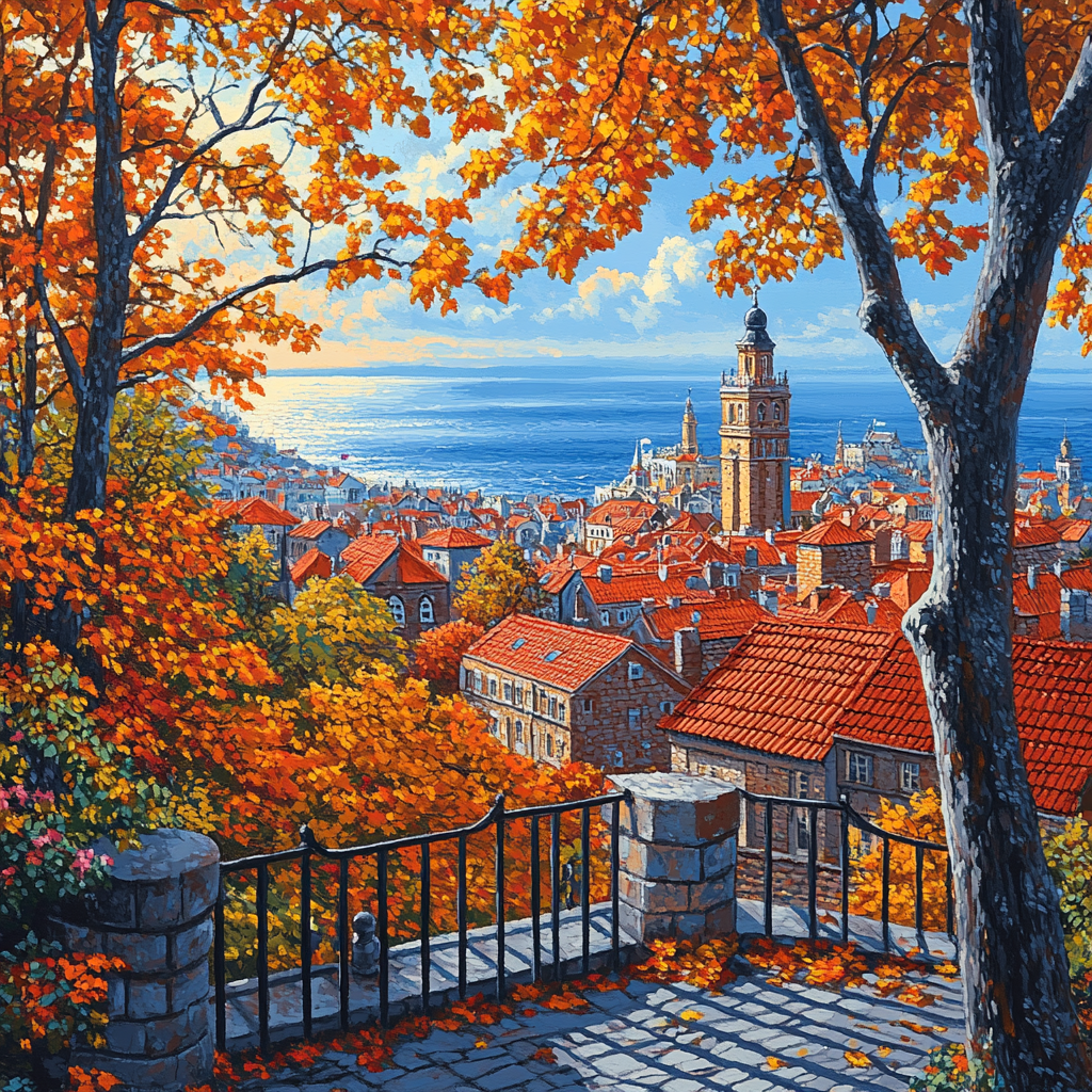 Toompea Hill View Over Tallinn Old Town Estonia paint by color