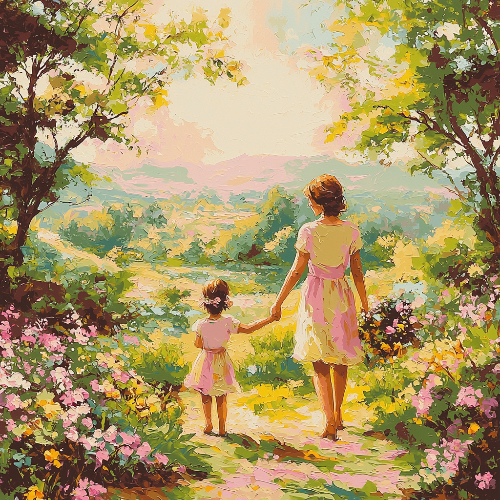 Holding Hands Numbered Painting Kits
