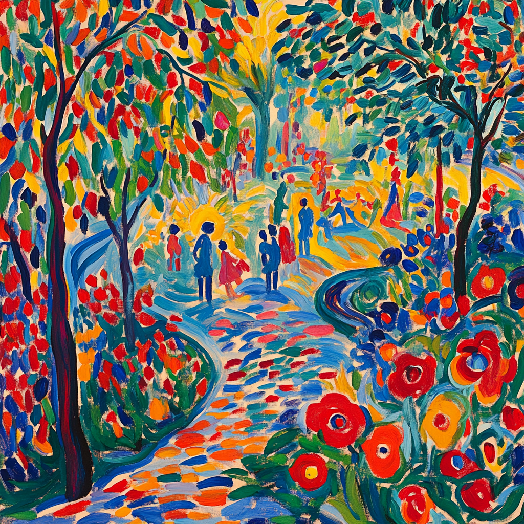 Matisse Inspired Garden Celebration Paint by numbers kits