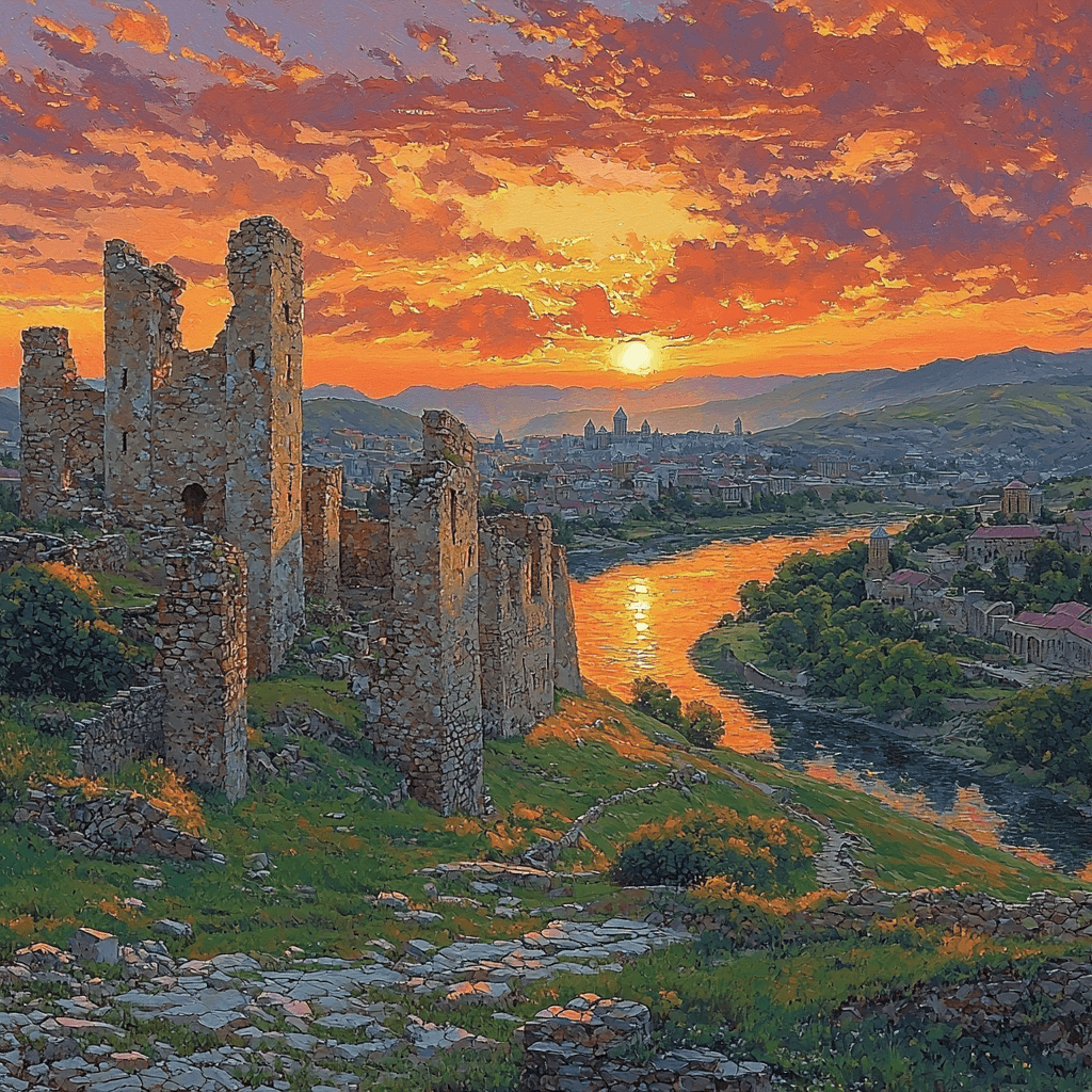 Narikala Fortress Paint By Numbers Kits