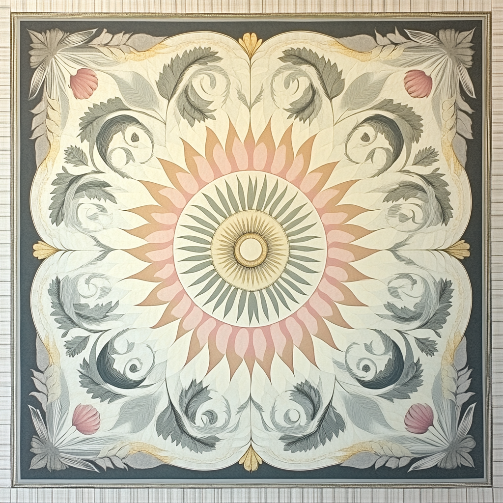 Alphonse Mucha Inspired Timeworn Mandala DIY paint by numbers