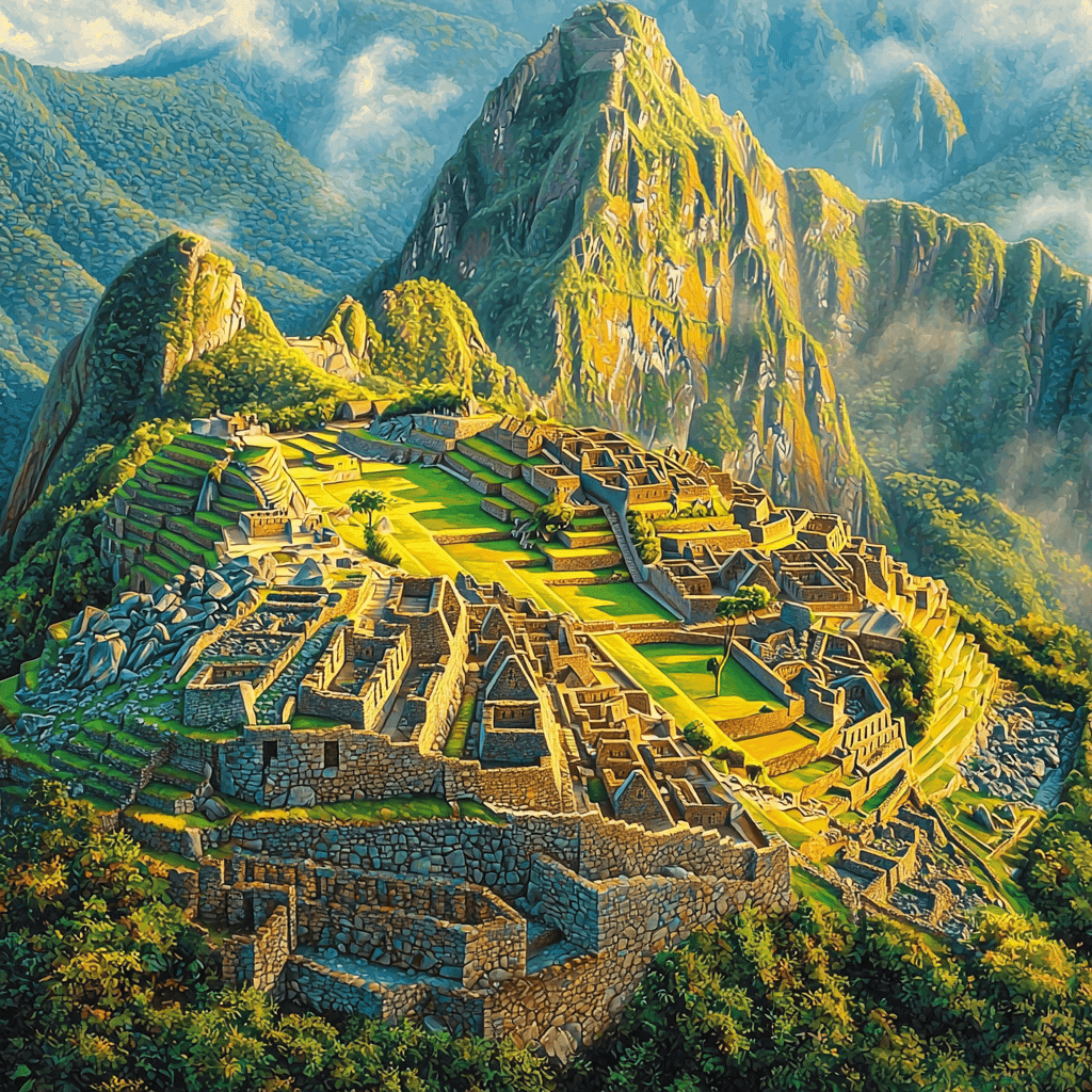 Machu Picchu - Cusco Region Painting Number Kit