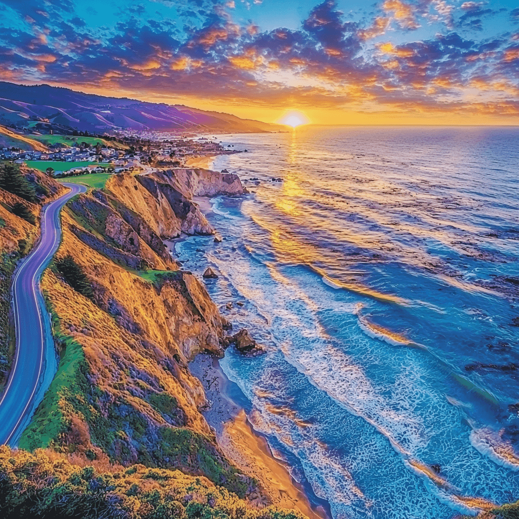 Scenic Route 1 Paint By Number