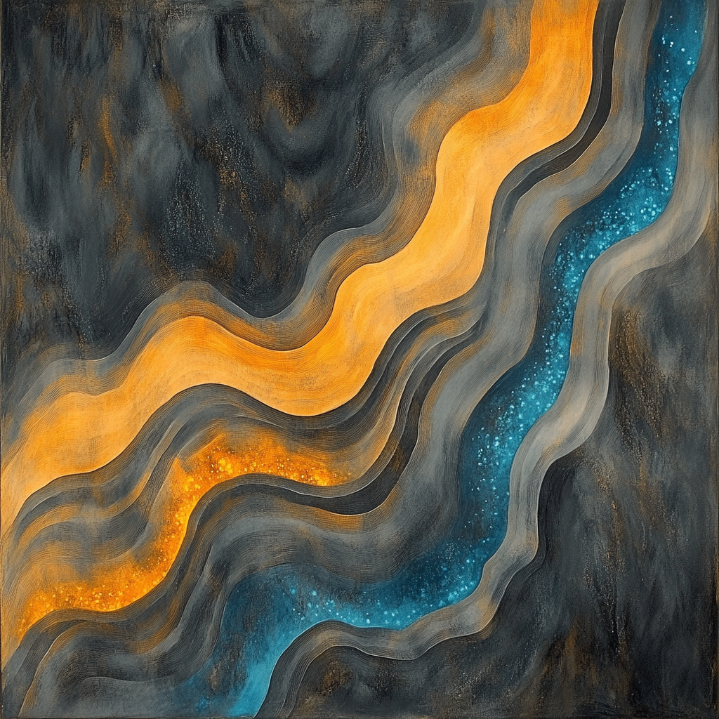 Edgar Degas Inspired Fossilized Aurora DIY paint by numbers