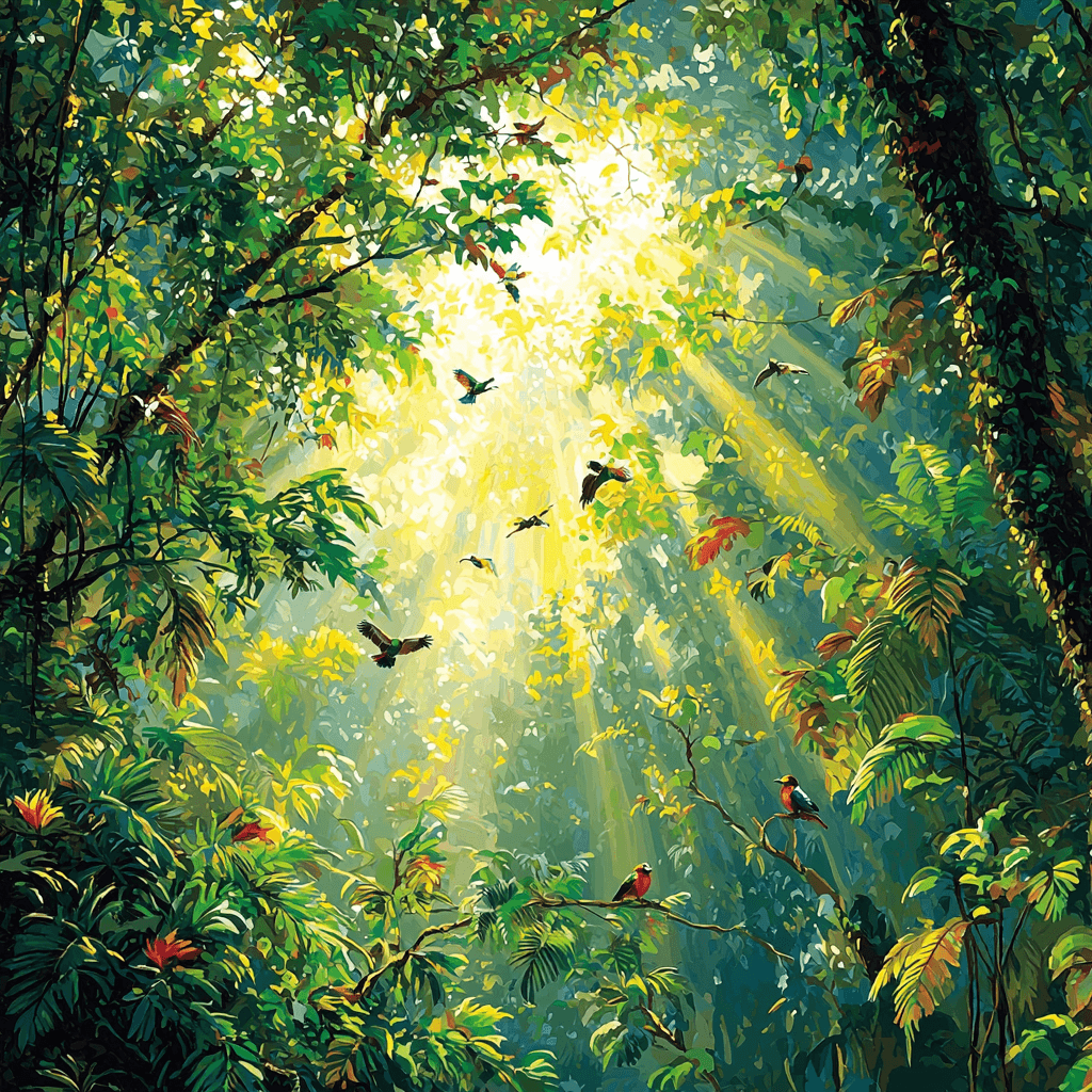 The Amazon Rainforest Paint By Number