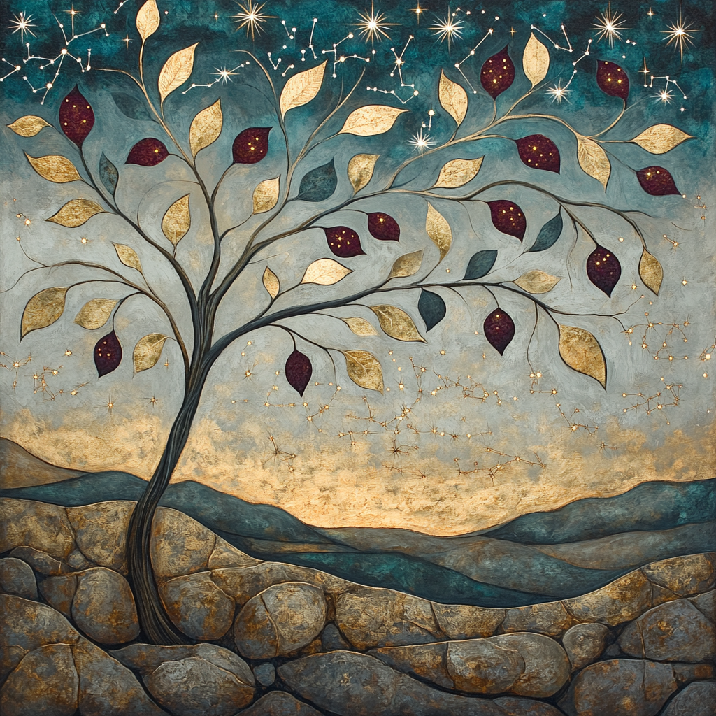 Max Ernst Inspired Celestial Orchard Paint by numbers kits