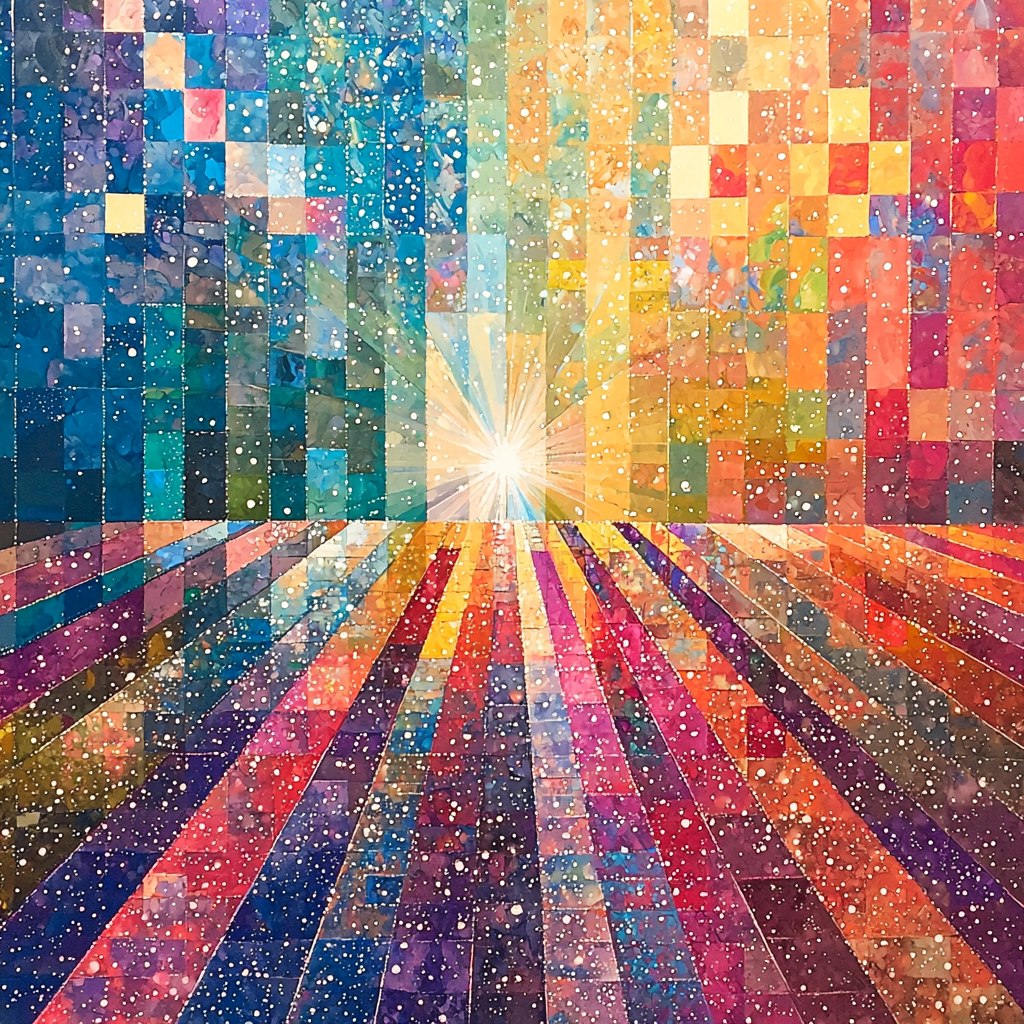 Georges Seurat Inspired The Prism Effect Paint By Number
