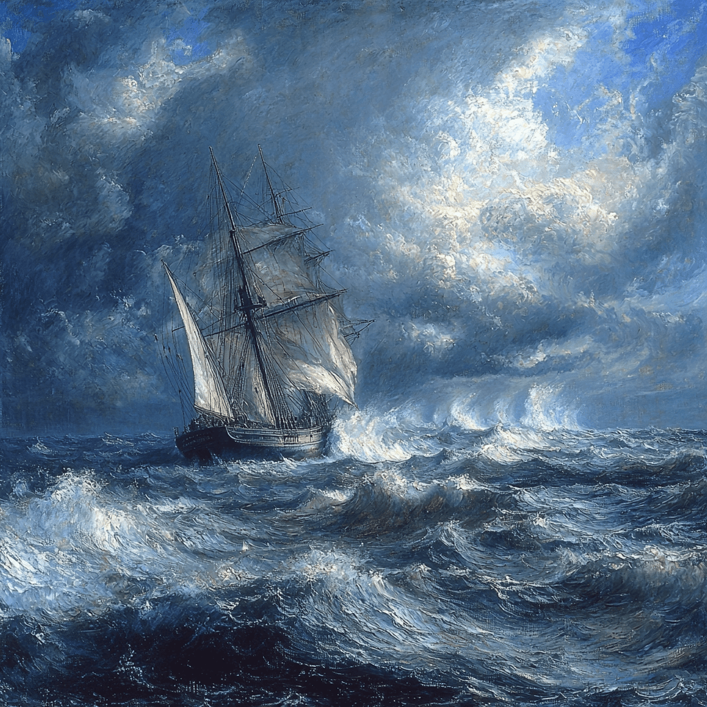 J.M.W. Turner Inspired Sea Voyage Odyssey Paint By Numbers