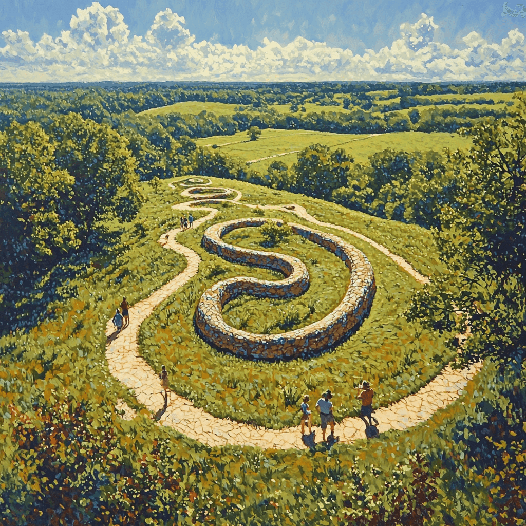 The Serpent Mound - Ohio Painting Number Kit
