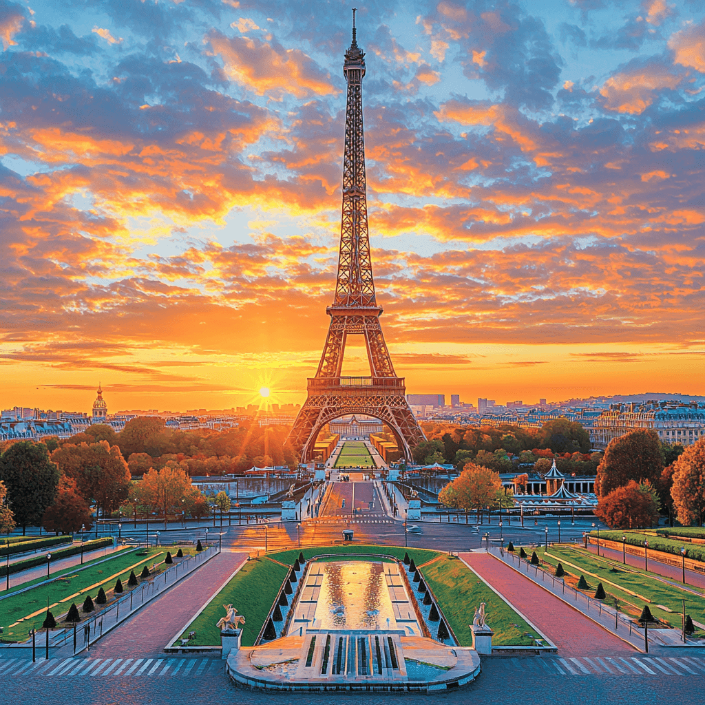 Eiffel Tower - Paris, France Paint By Numbers