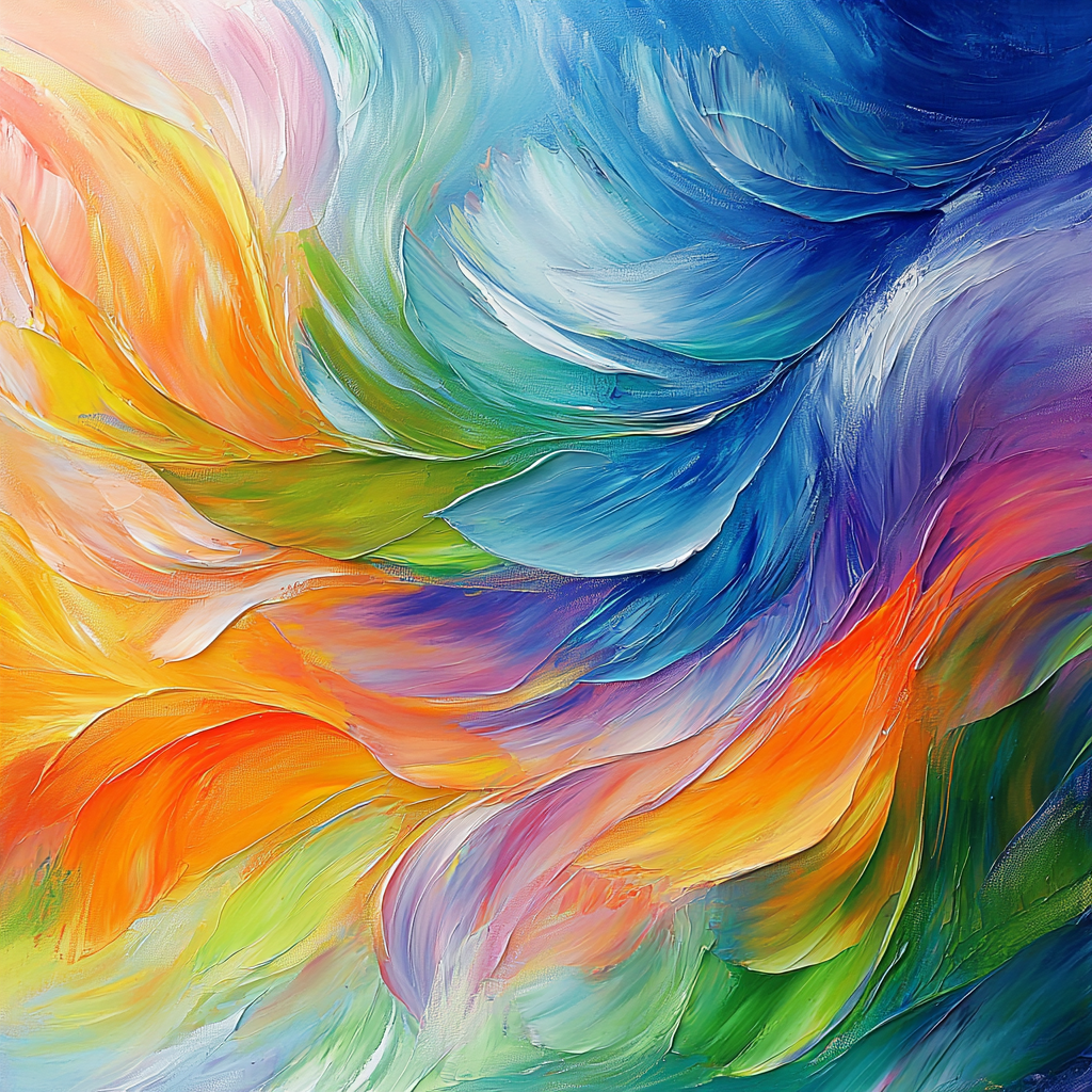 Michelangelo Inspired Vibrant Elemental Dance Numbered Painting Kits