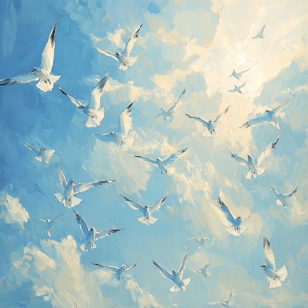 Leonardo Da Vinci Inspired Birds In Flight Numbered Painting Kits