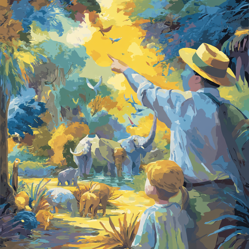 An Afternoon At The Zoo Paint By Color