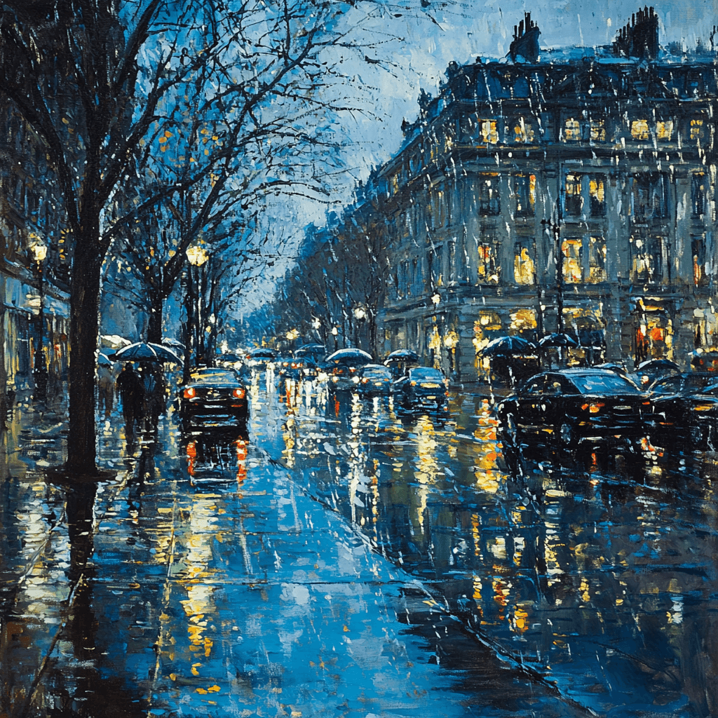 John Singer Sargent Inspired Melodic Rainy Evening Paint By Numbers Art