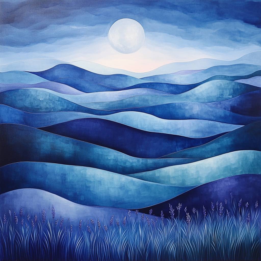 Edgar Degas Inspired Porcelain Moonlight Paint by numbers kits