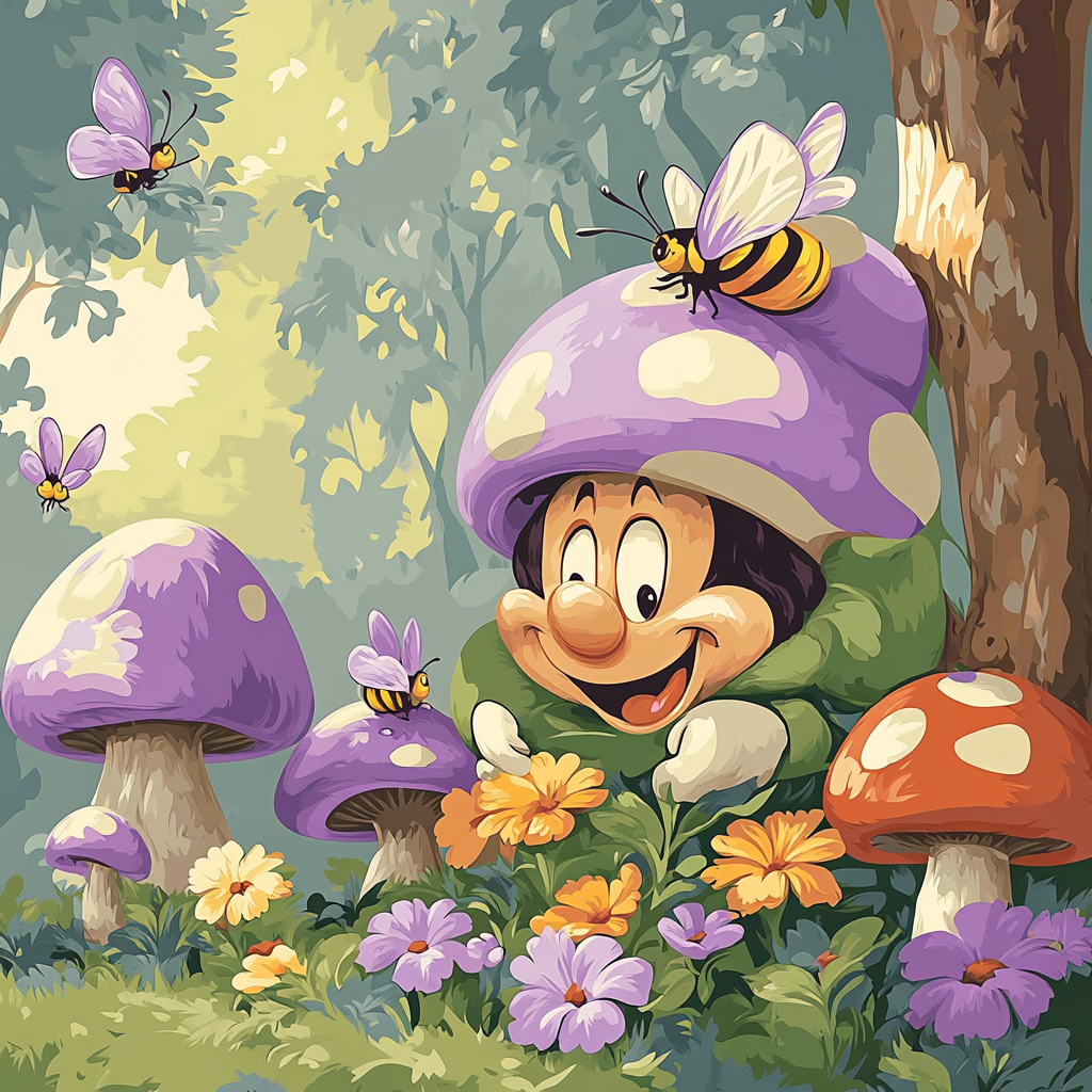 Dopey Garden Giggle Paint by numbers kits