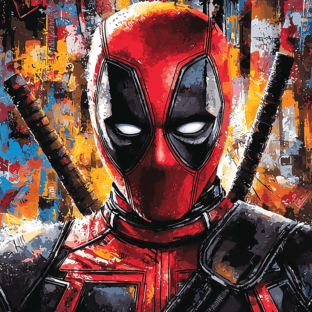 Ryan Reynolds: The Uncanny Charisma Of Deadpool Paint By Numbers Art