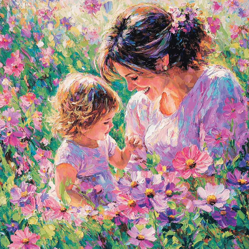 Forever Blossoming DIY Paint By Numbers