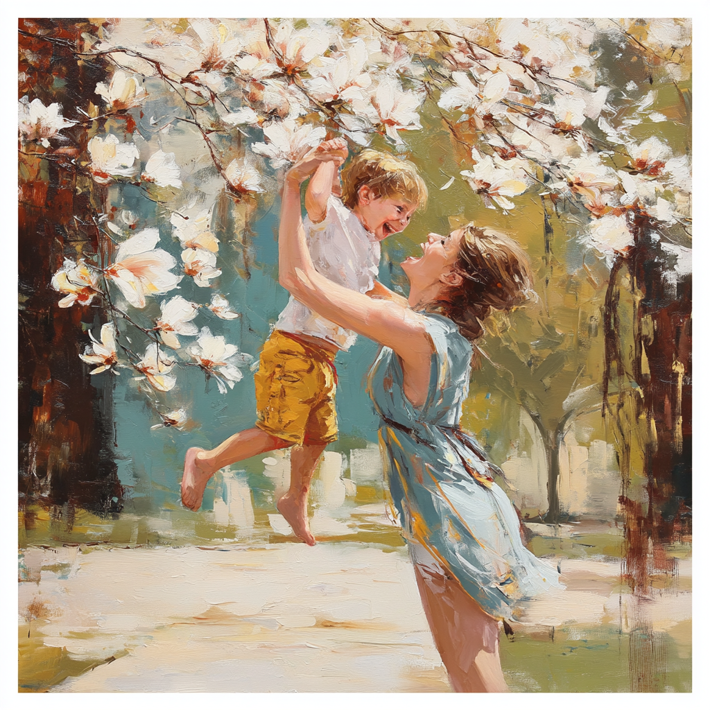 Serenade Of Maternal Joy Paint By Color