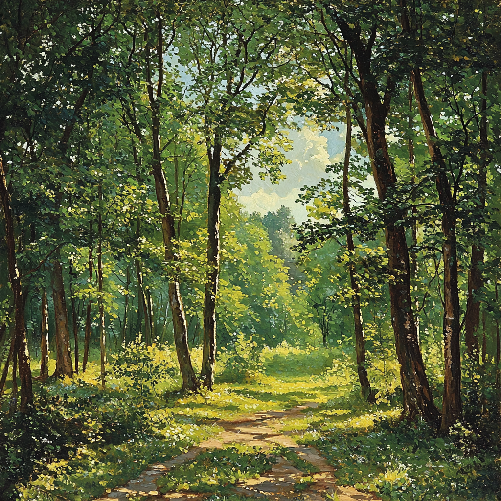 Caspar David Friedrich Inspired Forest Reverie Painting By Numbers Kit