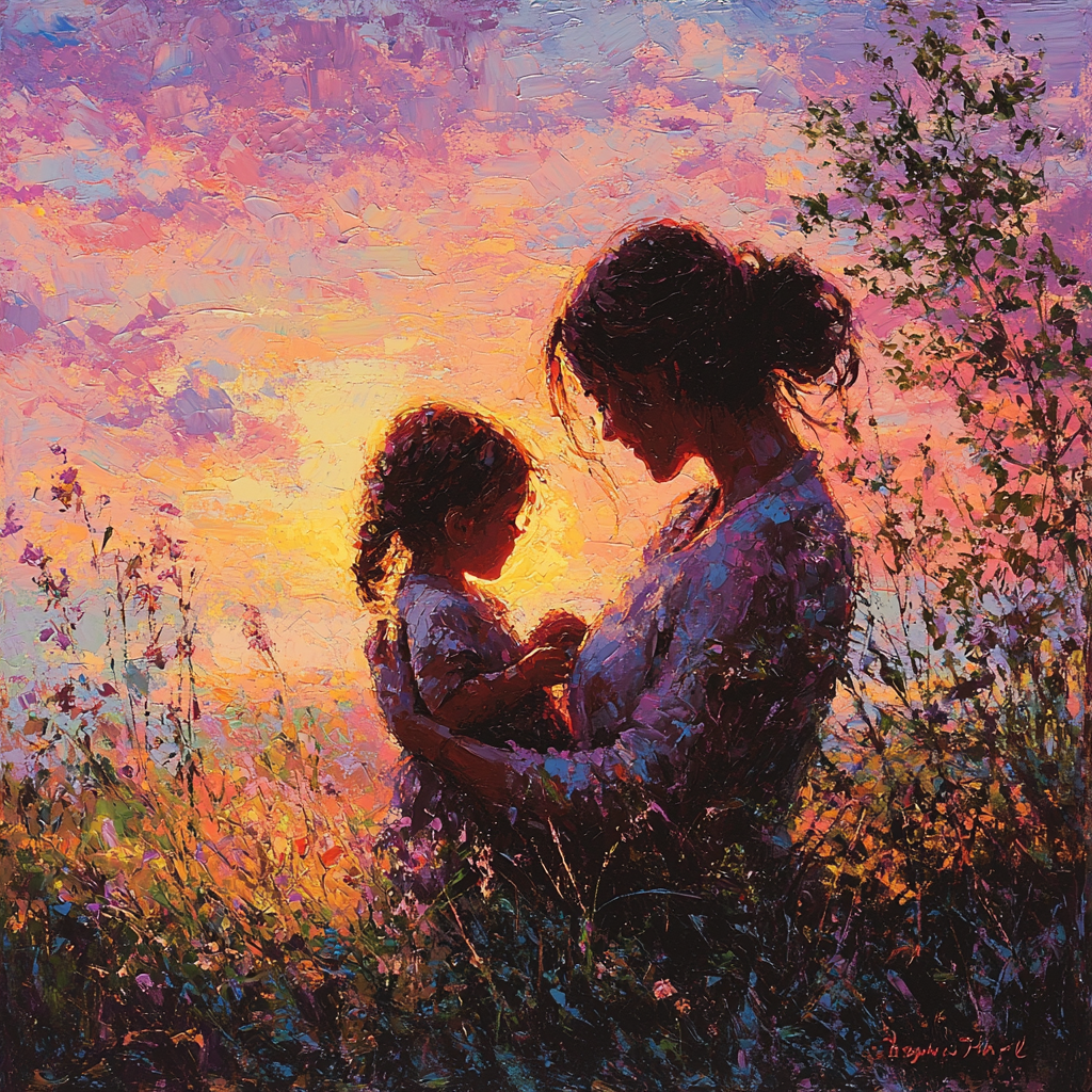 Twilight Hues Of Love Painting By Numbers Kit