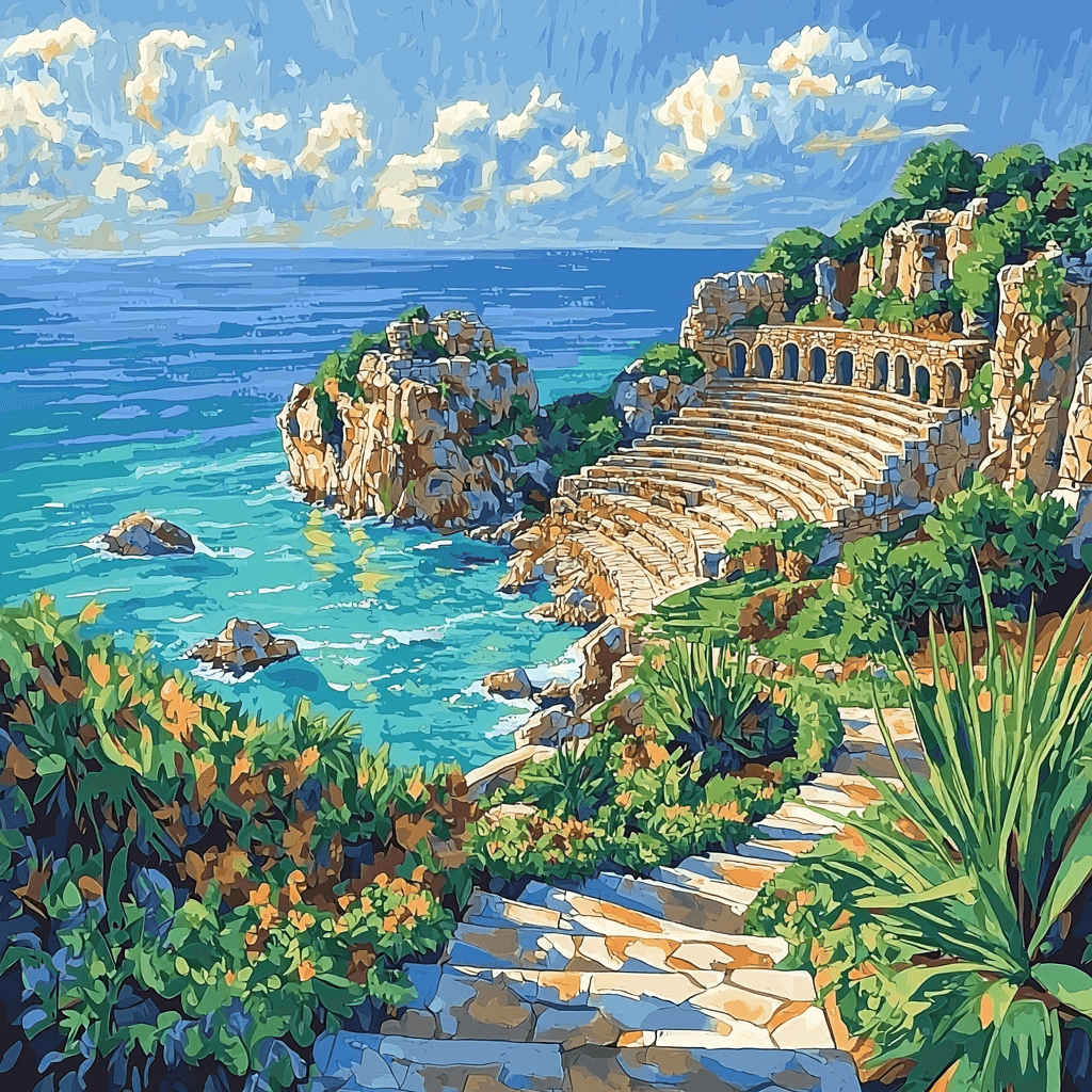 Minack Theatre - Cornwall Paint By Numbers Kits
