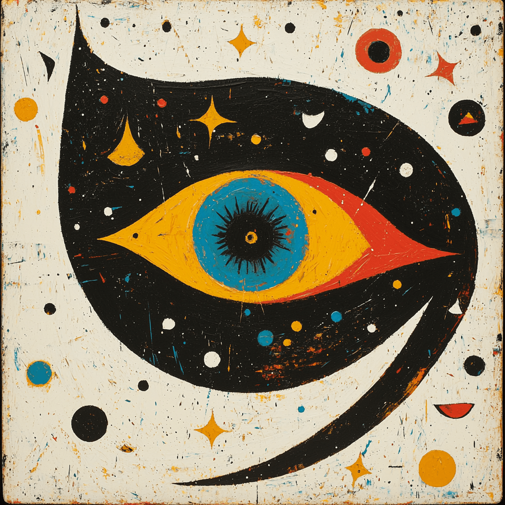 Joan Miró Inspired Mysteries Of The Mind Paint By Numbers Kits