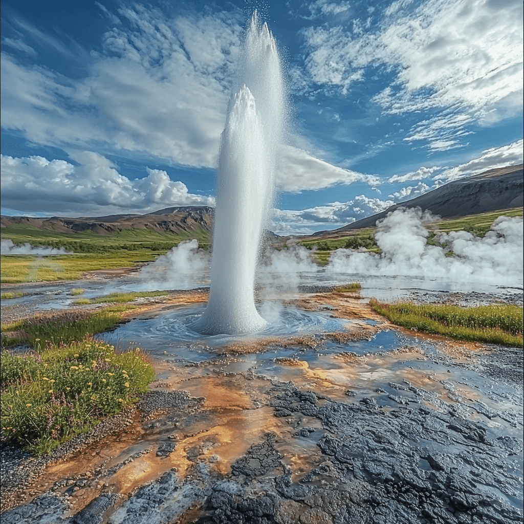 Strokkur Geysir Paint By Numbers Kits