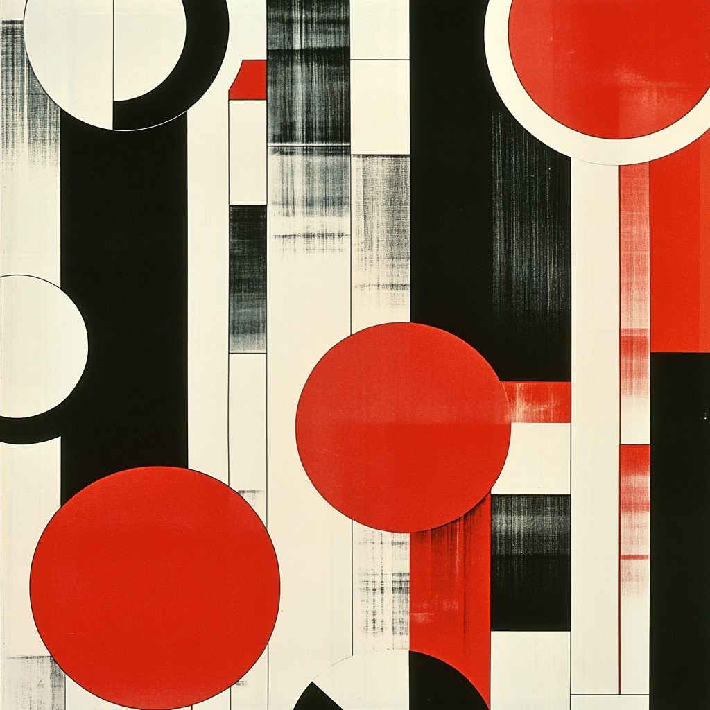 Kazimir Malevich Inspired Quantum Abstraction paint by numbers