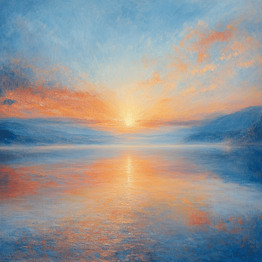 Turner Inspired Dreamy Horizons DIY Paint By Numbers