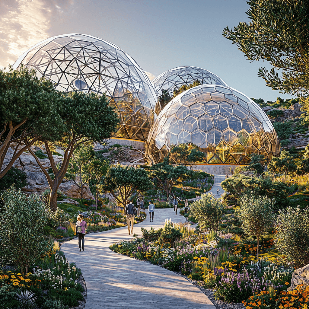 Eden Project - Cornwall, England DIY Paint By Numbers