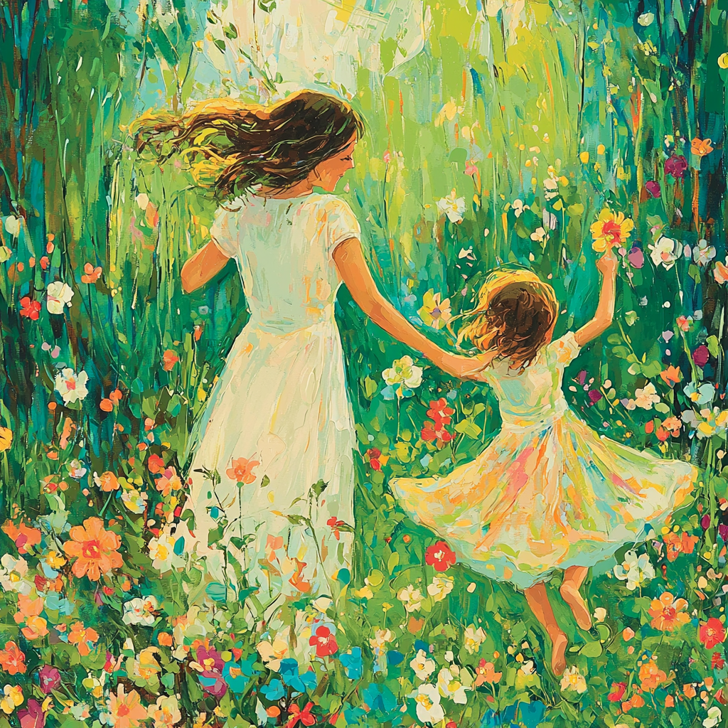 Mom's Joyful Dance DIY Paint By Numbers